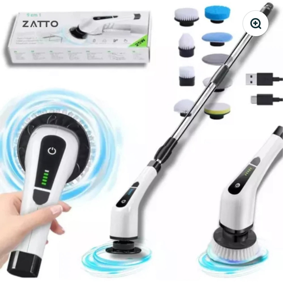 Escova 9 em 1 - Frete Grátis